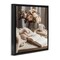 Stupell Industries Morning Coffee Floral Journaling Floating Frame, design by Riley B